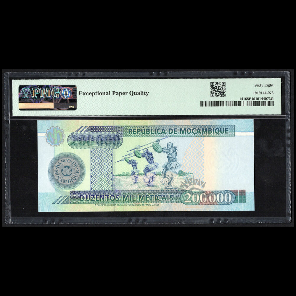 Mozambique - 200.000 Meticais 2003 - Pick # 141 - PMG 68 EPQ
