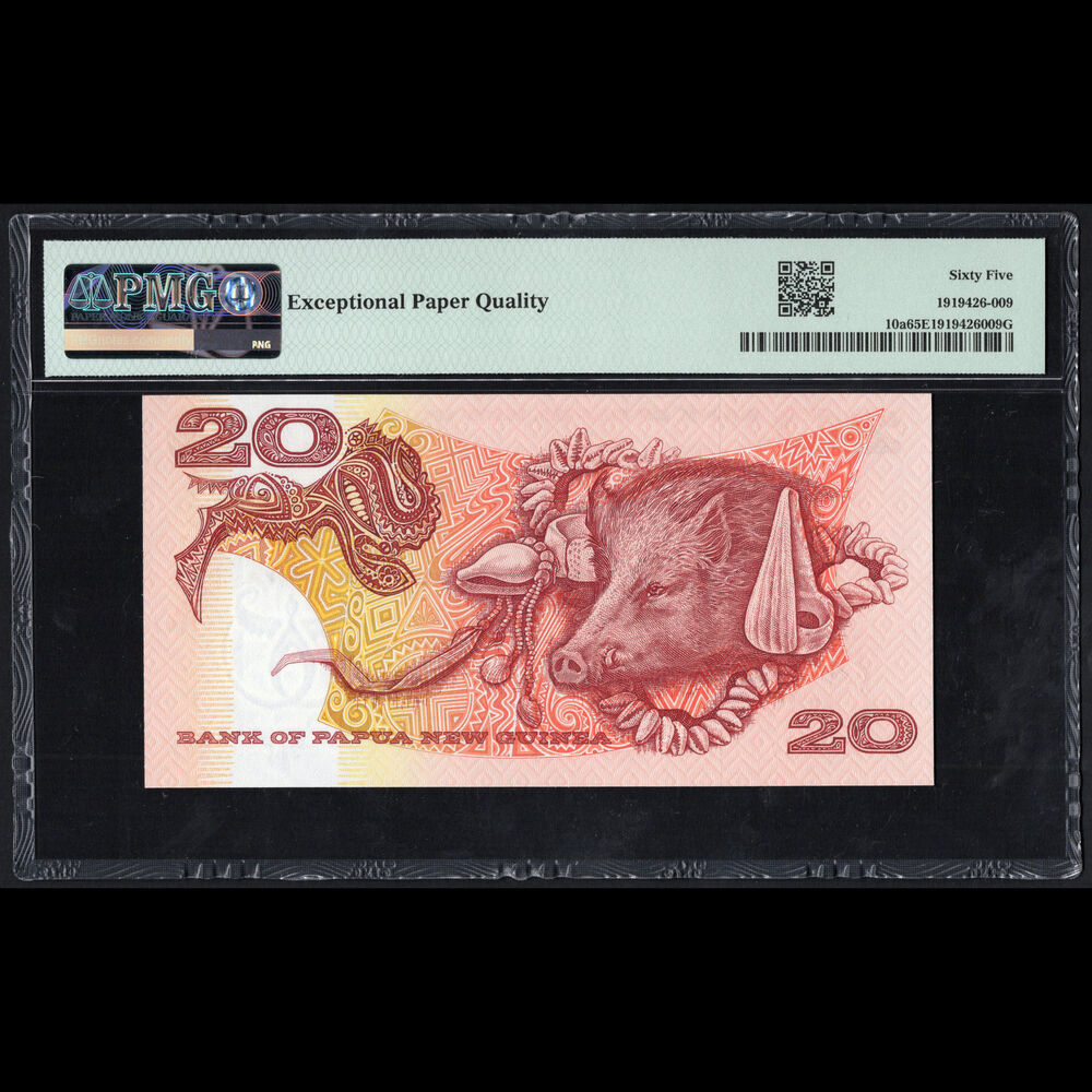 Papua New Guinea - 20 Kina 1989 - Pick # 10a - PMG 65 EPQ