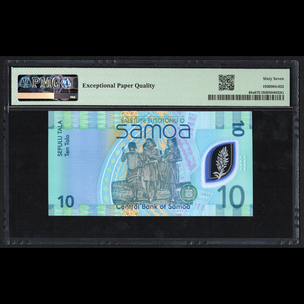 Samoa - 10 Tala 2024 - Pick # 48a - PMG 67 EPQ