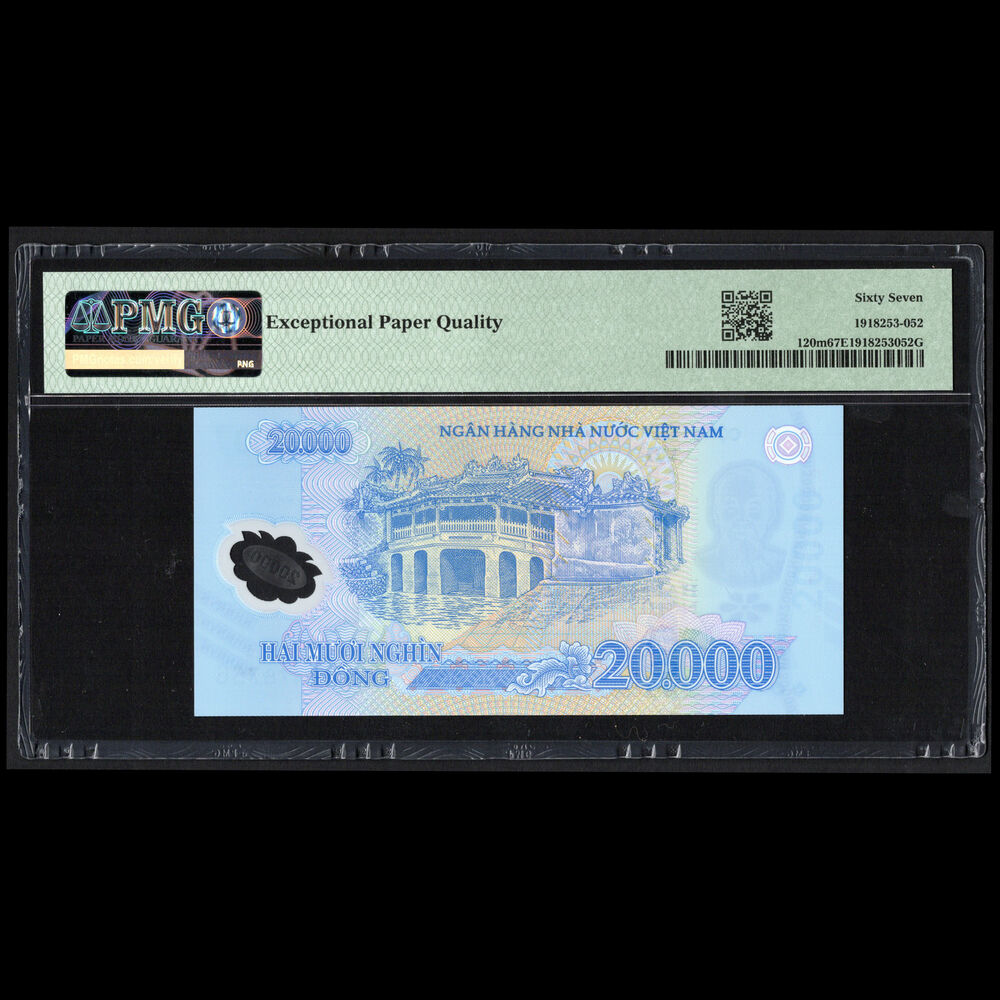 Vietnam - 20.000 Dong 2022 - Pick # 120m - PMG 67 EPQ 