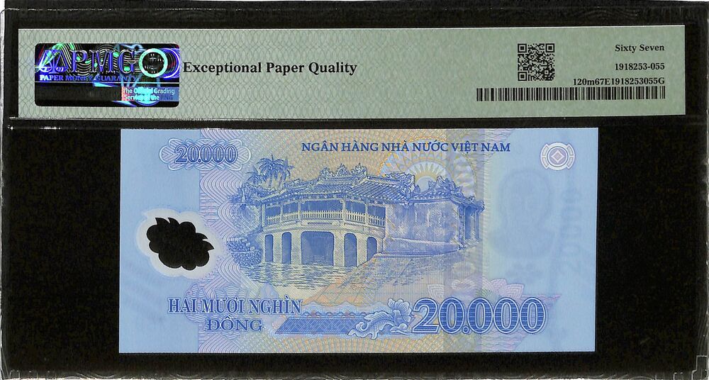 Vietnam - 20.000 Dong 2022 - Pick # 120m - PMG 67 EPQ