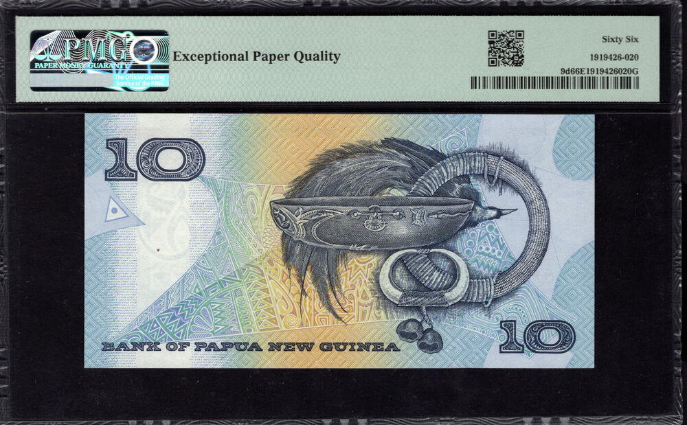 Papua New Guinea - 10 Kina 1988 - Pick # 9d - PMG 66 EPQ
