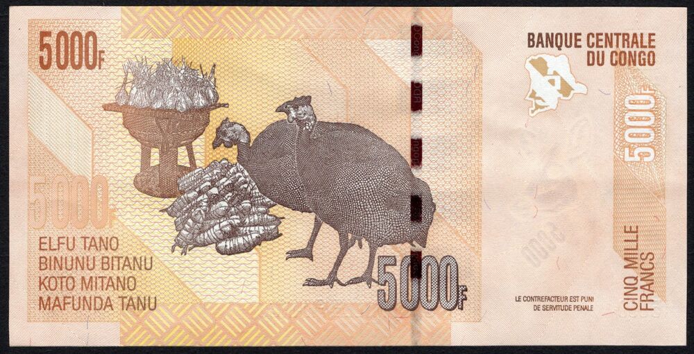 Congo - 5000 Francs 2005 - Pick # 102r - Remainder - AU