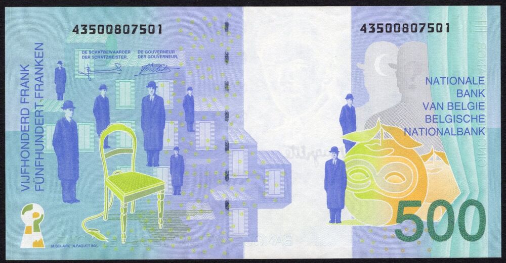 Belgium - 500 Francs 1998 - Pick # 149 - XF+