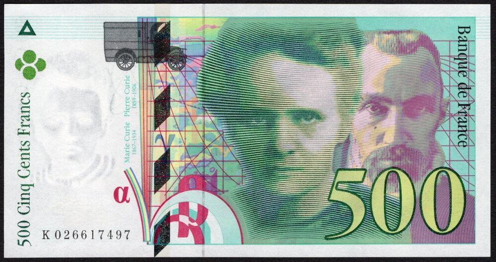 France - 500 Francs 1994 - Pick # 160a - UNC-