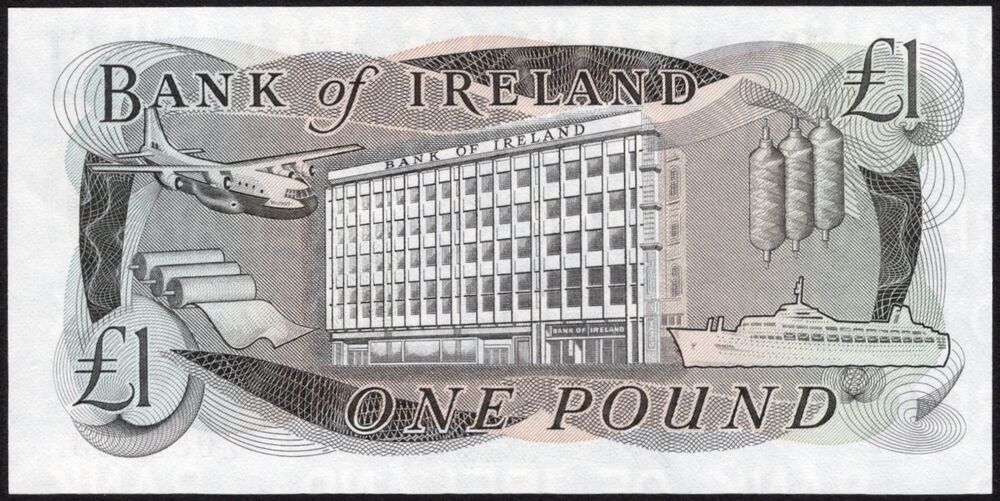 Ireland, Northern - 1 Pound 1980's - Pick # 65* - Replacement - UNC-