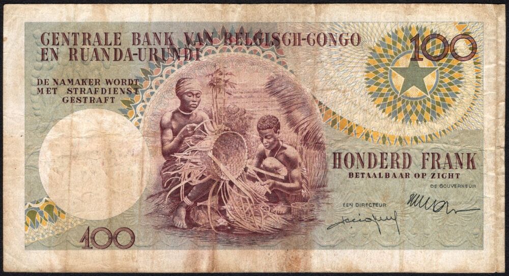 Belgium - 100 Francs 1957 - Pick # 33b - VG/Fine