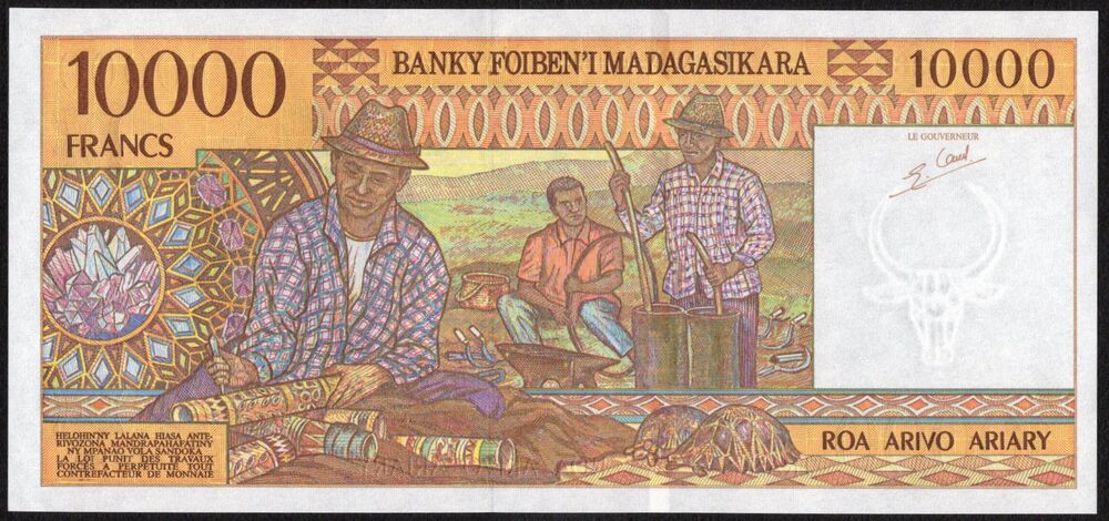 Madagascar - 10.000 Francs 1995 - Pick # 79 - UNC