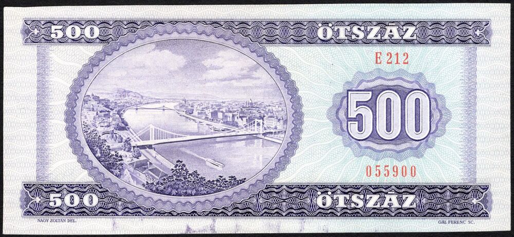 Hungary - 500 Forint 1990 - Pick # 175 - XF