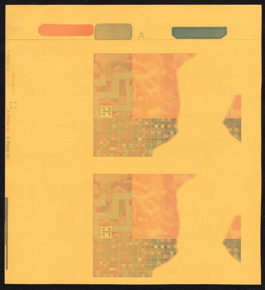 Croatia - 2 x 1000 Kuna 1993 - Pick # 35p - Uncut Proofs - AU