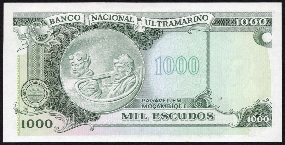 Mozambique - 1000 Escudos 1972/1976 - Pick # 119* - Replacement -UNC