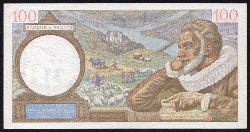 France - 100 Francs 1942 - Pick # 94 - AU