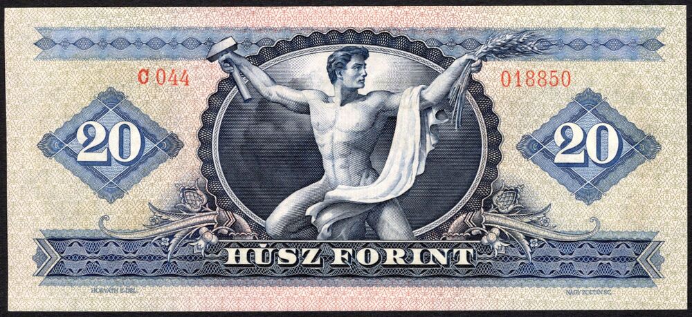 Hungary - 20 Forint 1969 - Pick # 169e - UNC