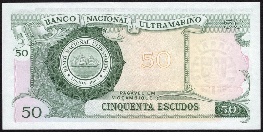 Mozambique - 50 Escudos 1970/1976 - Pick # 116* - Replacement - UNC