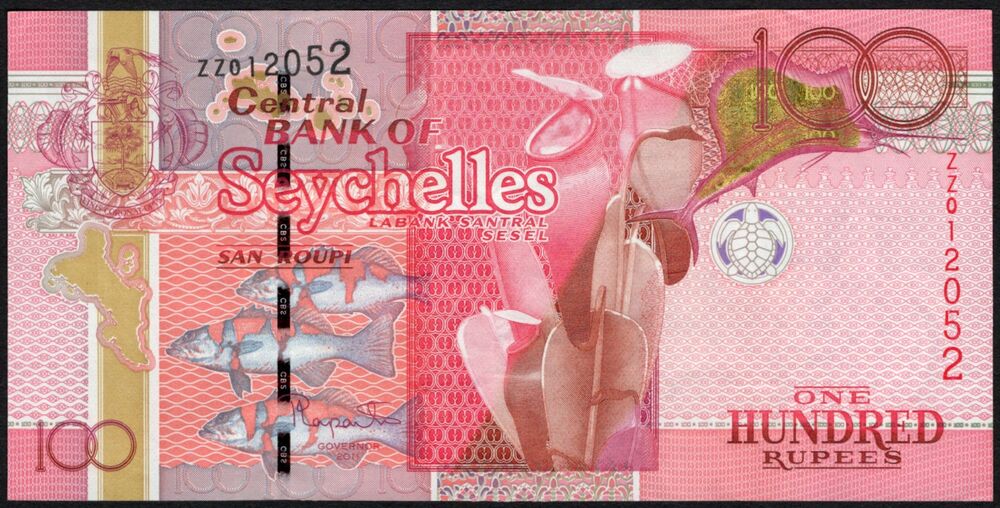 Seychelles - 100 Rupees 2011 - Pick # 40* - Replacement - aXF