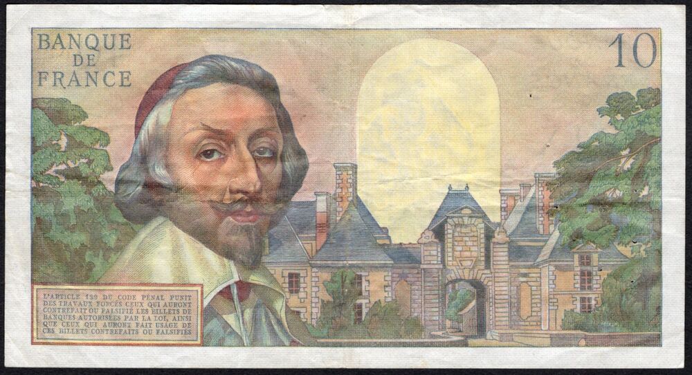 France - 10 Nouveaux Francs 1961 - Pick # 142 - VF (ph)