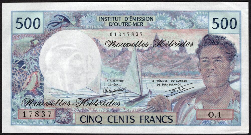 New Hebrides - 500 Francs 1979 - Pick # 19c - UNC-