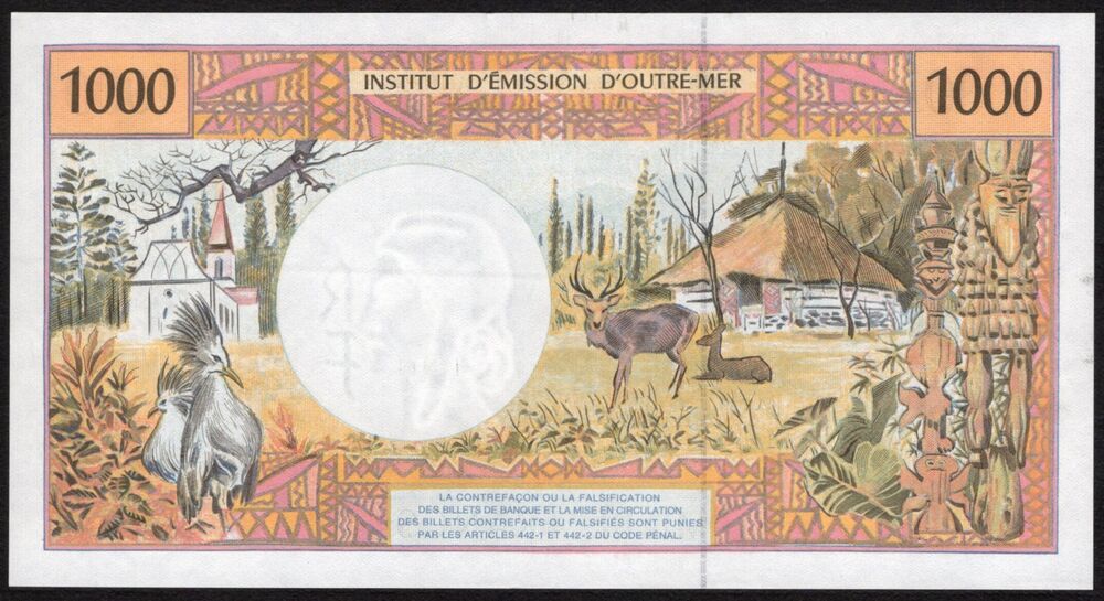 French Pacific Territories  - 1000 Francs 1992/2013 - Pick # 2m - UNC