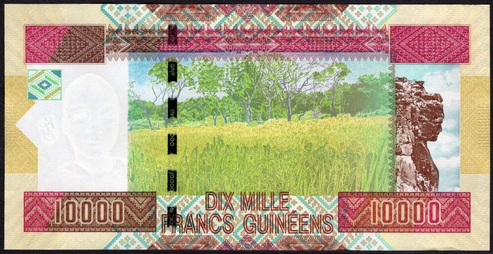 Guinea - 10.000 Francs  2012 - Pick # 46* - Replacement - UNC
