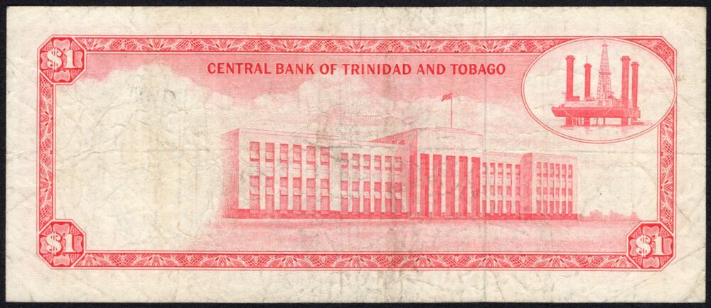 Trinidad and Tobago - 1 Dollar 1964 - Pick # 26b - Fine