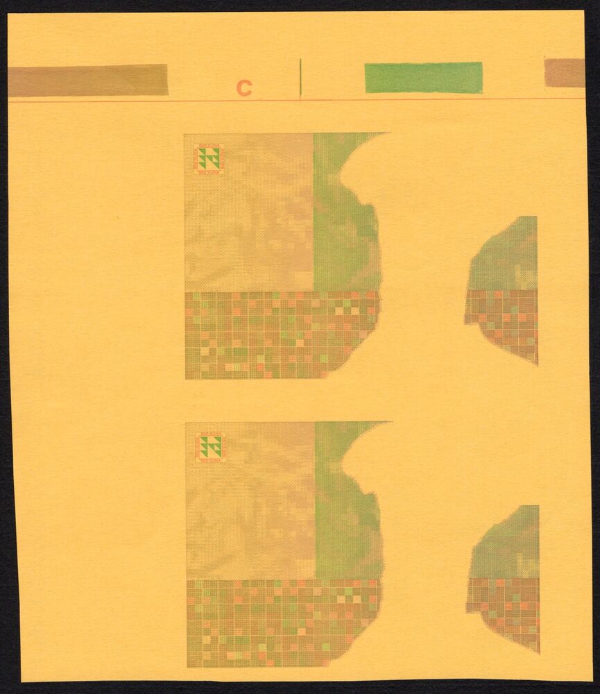 Croatia - 2 x 500 Kuna 1993 - Pick # 34p - Uncut Proofs - UNC