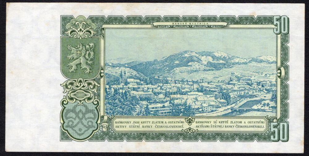 Czechoslovakia - 50 Korun 1953 - Pick # 85a - XF