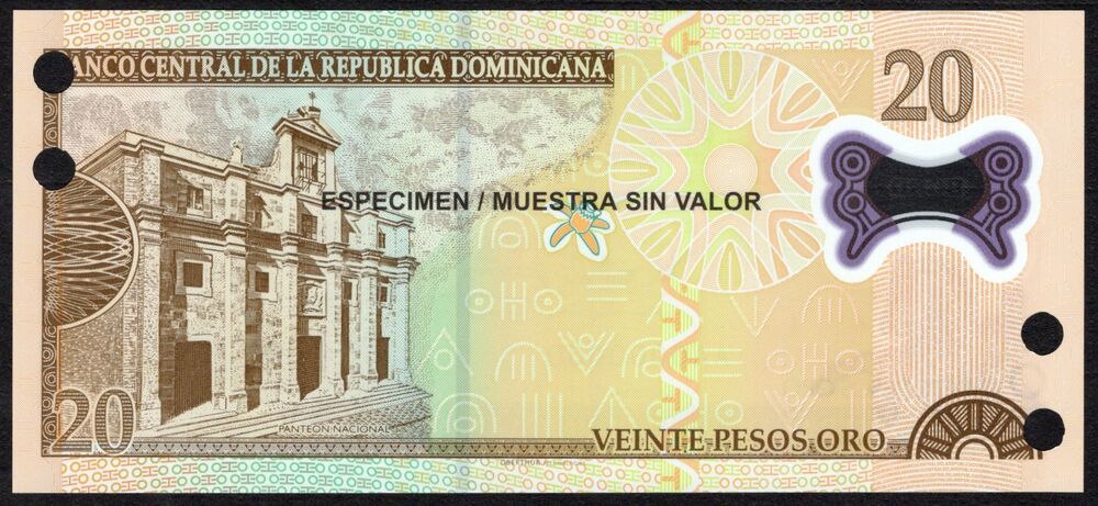 Dominican Republic - 20 Pesos Oro 2009 - Pick # 182s - Specimen - UNC