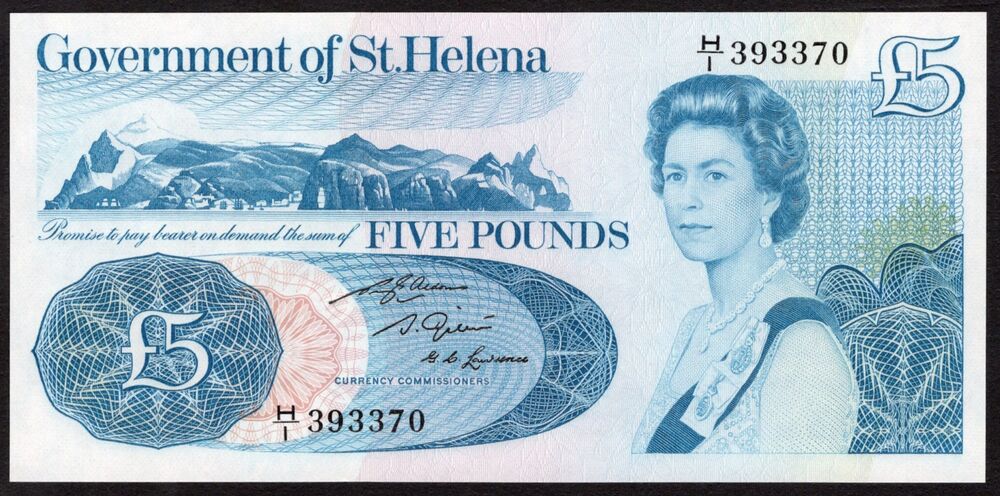 Saint Helena - 5 Pounds 1976/81 - Pick #7b - UNC