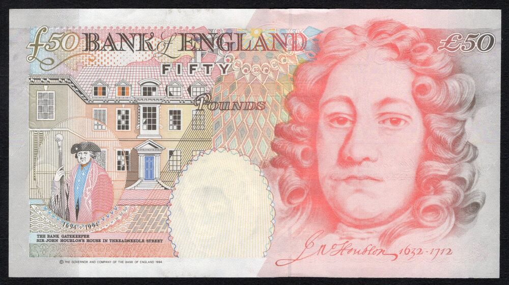 Great Britain - 50 Pounds 1994 - Pick # 388c - UNC
