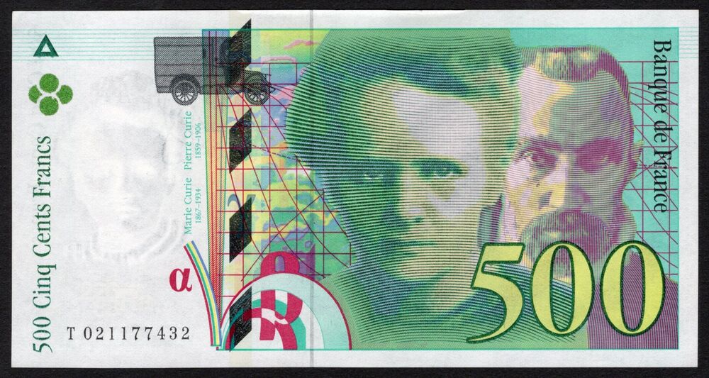 France - 500 Francs 1994 - Pick # 160 - UNC-