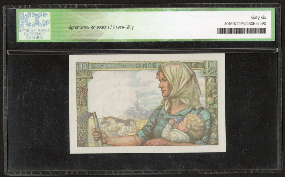 France - 10 Francs 1943 - Pick # 99e - ICG 66 UNC