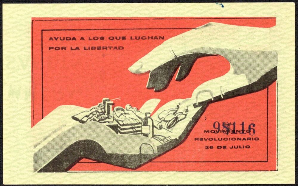 Cuba - 1 Peso - Revolutionary Bon 1958 - Pick # NL - UNC-