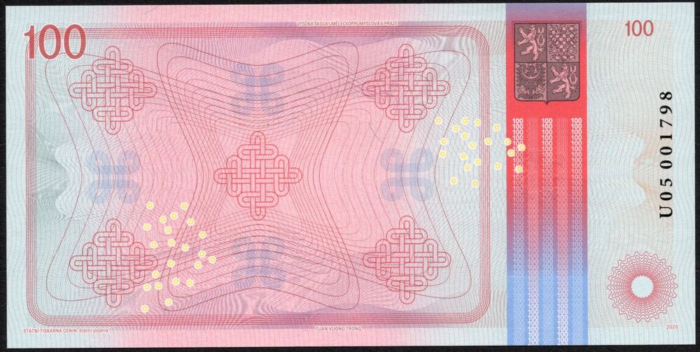 Czechia - 100 Korun 2020 - Pick # NL - Private Issue - UNC