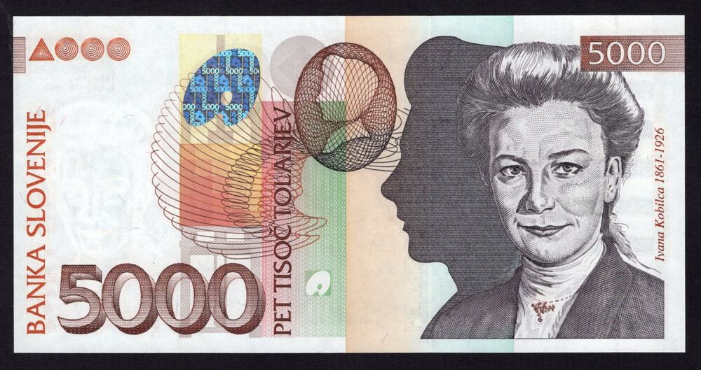 Slovenia - 5000 Tolarjev 2004 - Pick # 33br - Replacement - UNC