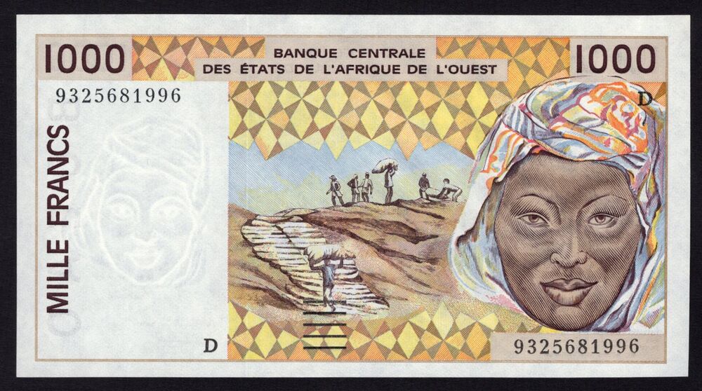 Mali - 1000 Francs 1993 - Pick # 411Dc - UNC