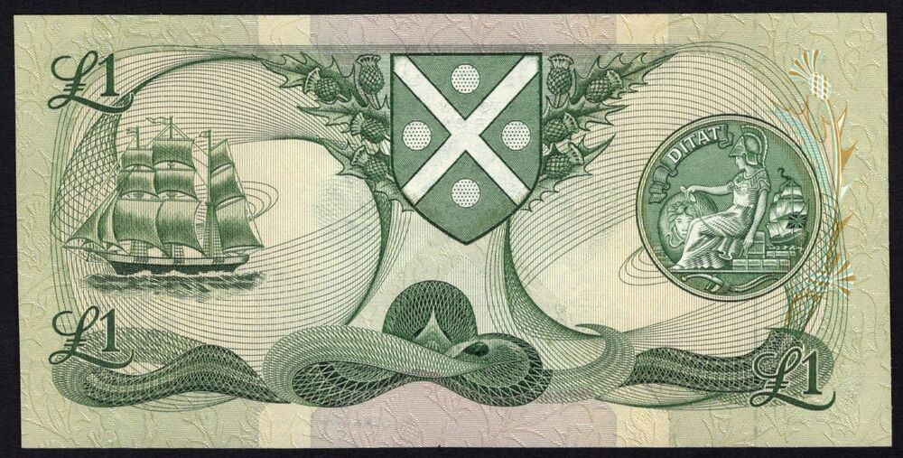 Scotland - 1 Pound 1985 - Pick # 111f - UNC