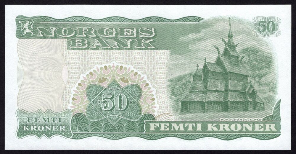 Norway - 50 Kroner 1983 - Pick # 37d - UNC