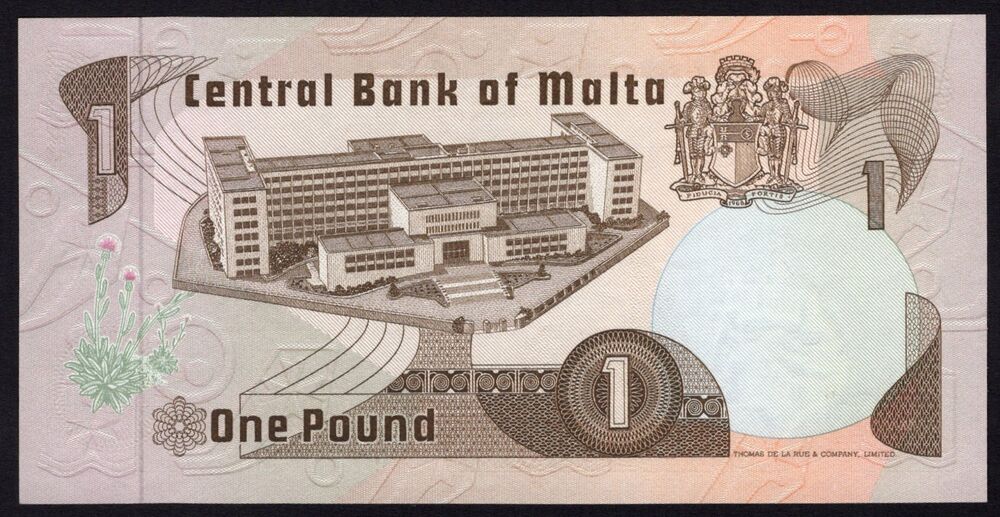 Malta - 1 Liri L.1967 - Pick # 34b - UNC