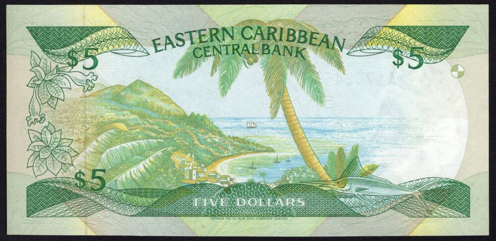 Montserrat - 5 Dollars 1986/88 - Pick # 18m - UNC