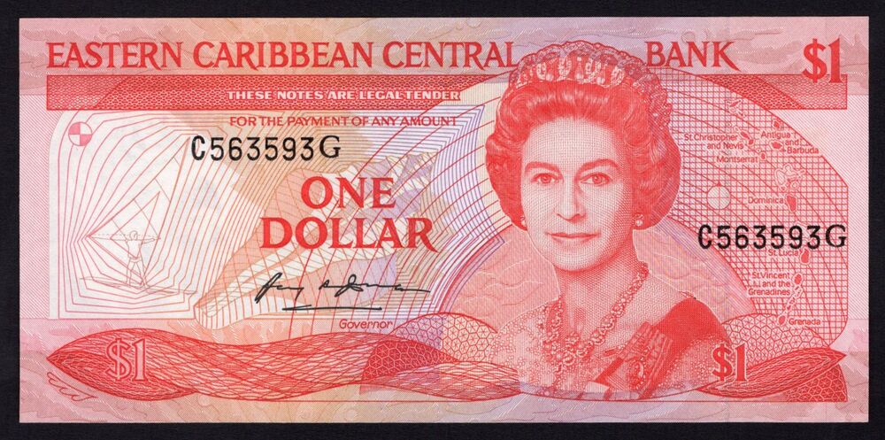 Grenada - 1 Dollar 1985/88 - Pick # 17g - UNC