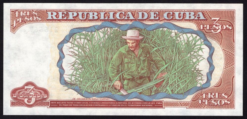 Cuba - 3 Pesos 1995 - Pick # 113 - UNC