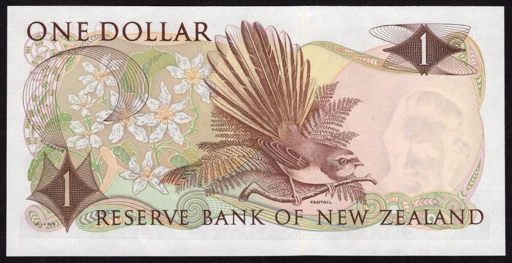 New Zealand - 1 Dollar 1967/1981 - Pick # 163c - AU