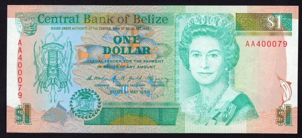 Belize - 1 Dollar 1990 - Pick # 51 - UNC