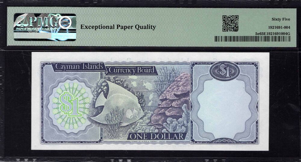 Cayman Islands - 1 Dollar 1974 - Pick # 5e - PMG 65 EPQ
