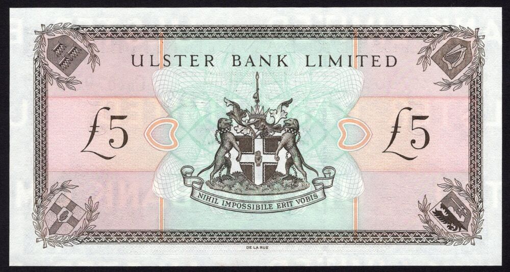 Ireland, Northern - 5 Pounds 2001 - Pick # 335b - UNC