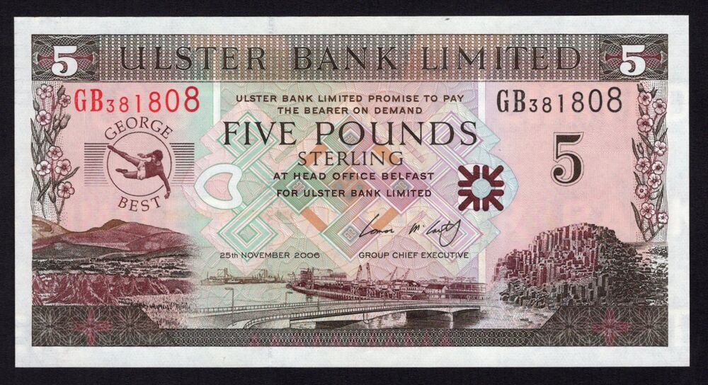 Ireland, Northern - 5 Pounds 2006 - Pick # 339 - UNC