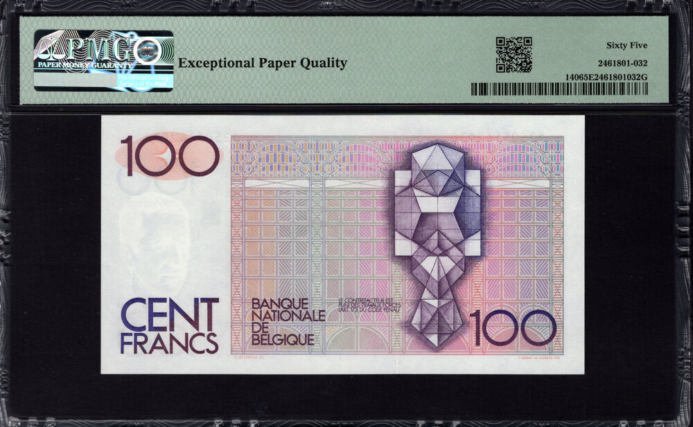 Belgium - 100 Francs 1978 - Pick # 140 - PMG 65 EPQ