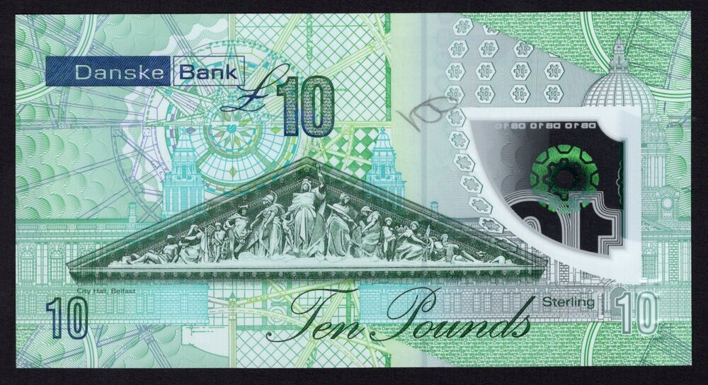 Ireland, Northern - 10 Pounds 2012 - Pick # 214 - AU