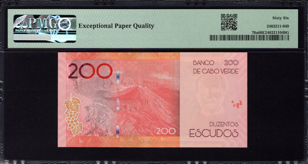 Cape Verde - 200 Escudos 2019 - Pick # 76a - PMG 66 EPQ