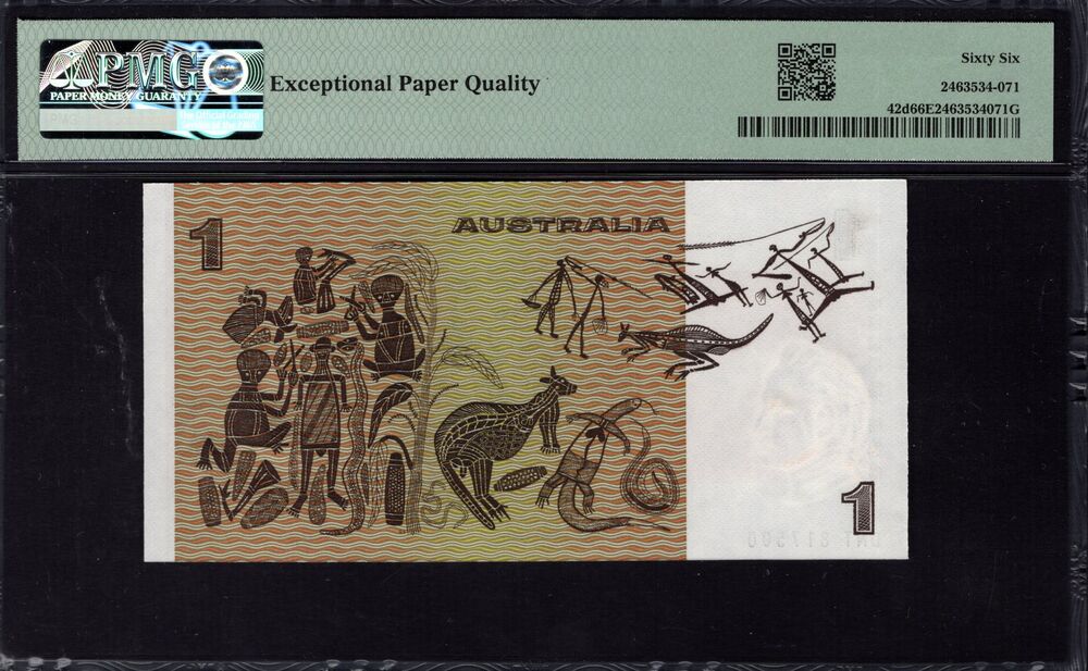 Australia - 1 Dollar 1983 - Pick # 42d - PMG 66 EPQ